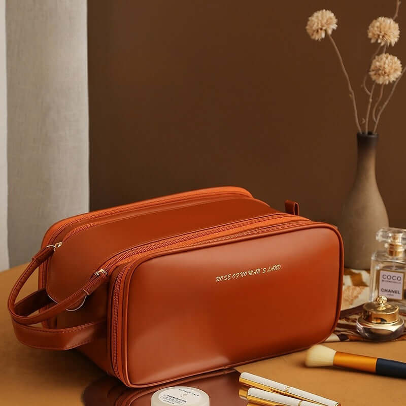 double zipper cosmetic bag For all times!