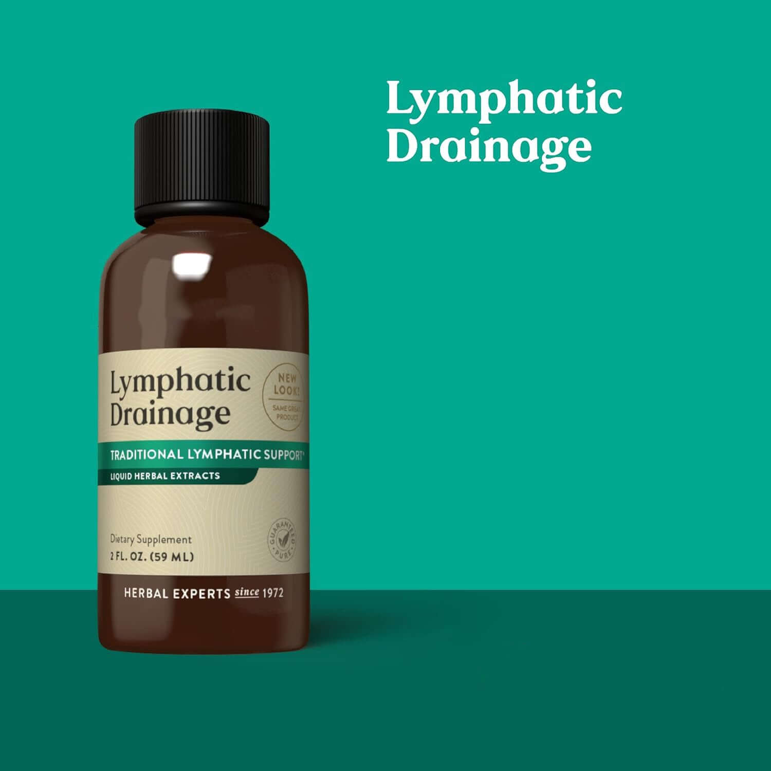 Health Care Products Lymphatic Drainage herbal supplement bottle for lymph health support, 59ml liquid extract.
